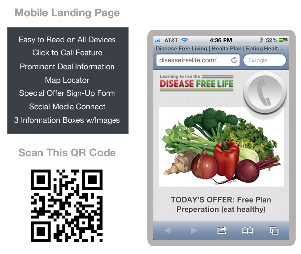 Mobile Landing Page