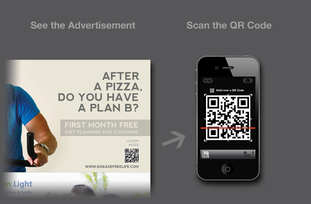 QR Code to Mobile Landing Page